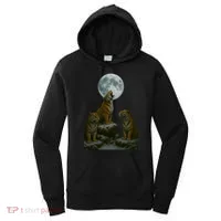 Three Tigers Moon Women's Hoodie thumb 0