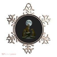 Three Tigers Moon Ornament thumb 0