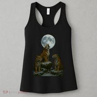 Three Tigers Moon Women's Tank Top thumb 3