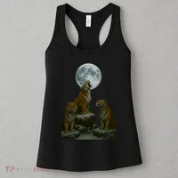 Three Tigers Moon Women's Tank Top thumb 3