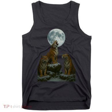 Three Tigers Moon Tank Top