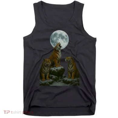 Three Tigers Moon Tank Top