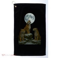 Three Tigers Moon Golf Towel thumb 0