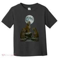 Three Tigers Moon Toddler T-Shirt thumb 0