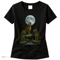 Three Tigers Moon Women's T-Shirt thumb 0