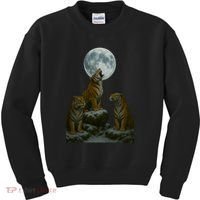 Three Tigers Moon Kids Sweatshirt thumb 0