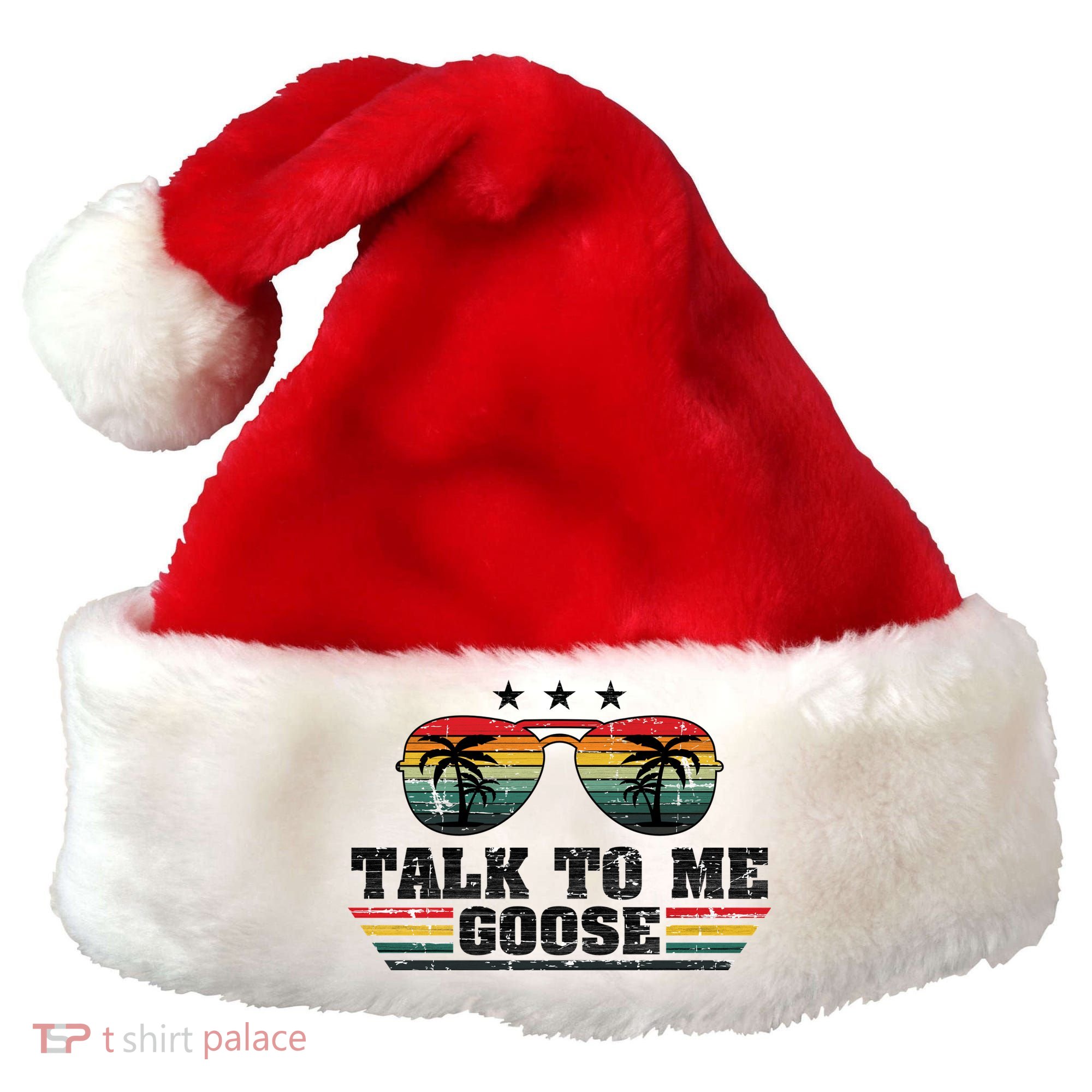 Talk To Me Goose Santa Hat