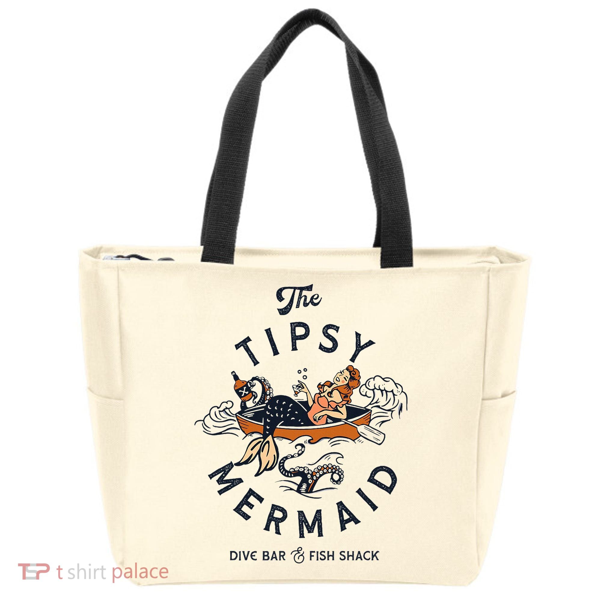 The Tipsy Mermaid Dive Bar & Fish Shack Tote Bag