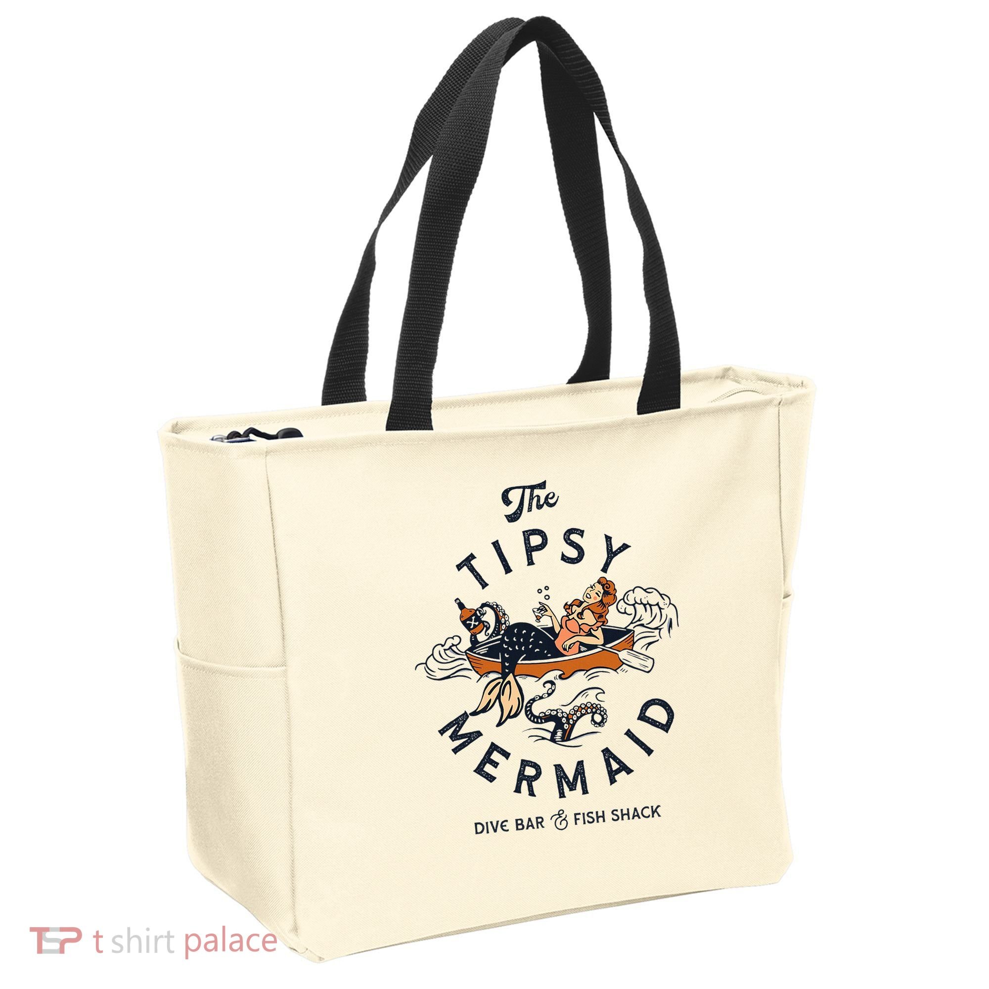 The Tipsy Mermaid Dive Bar & Fish Shack Tote Bag
