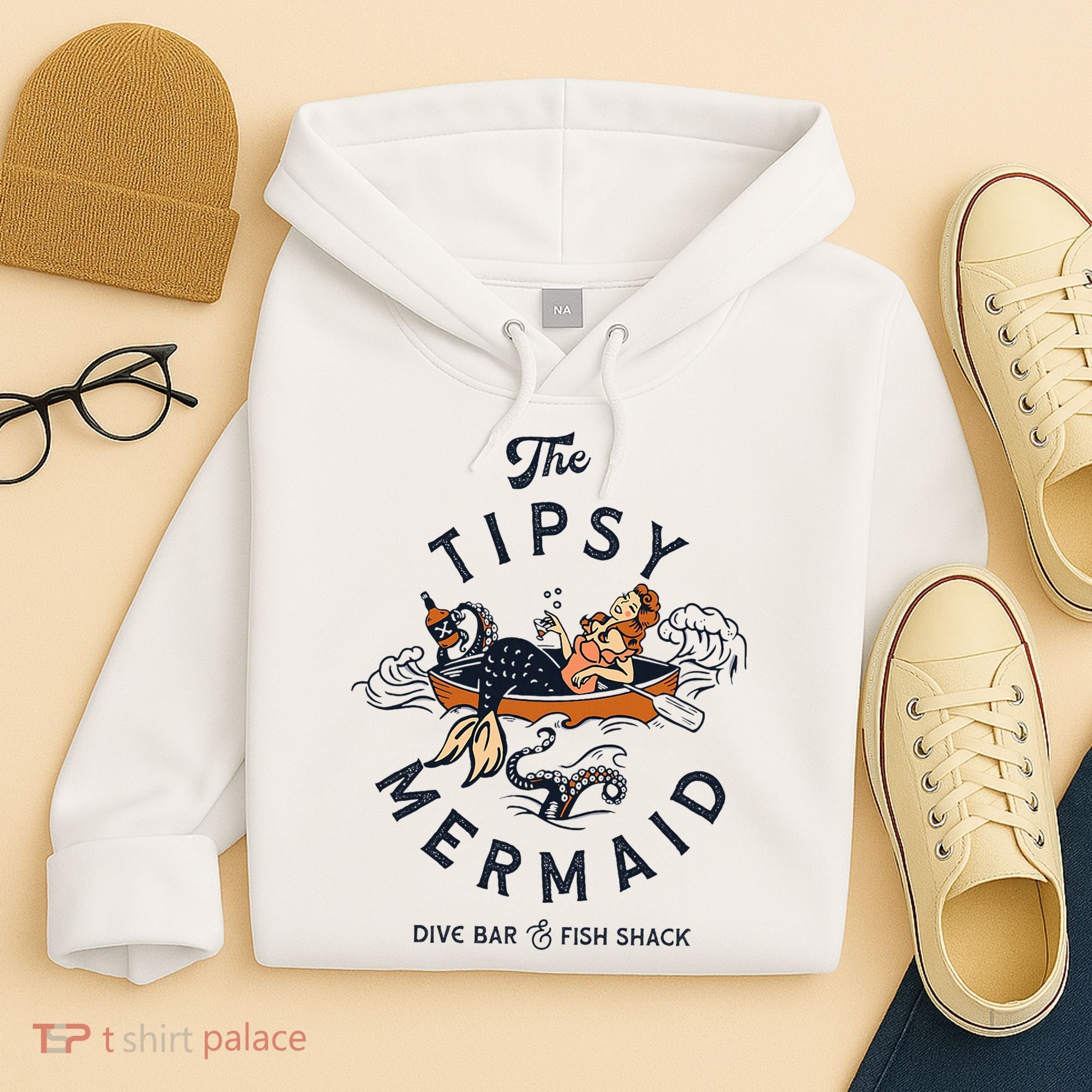 The Tipsy Mermaid Dive Bar & Fish Shack Hoodie