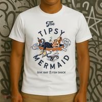 The Tipsy Mermaid Dive Bar & Fish Shack T-Shirt thumb 3