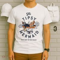 The Tipsy Mermaid Dive Bar & Fish Shack T-Shirt thumb 6