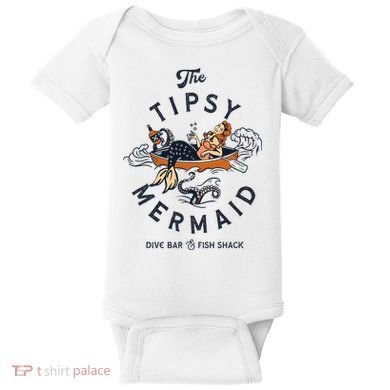 The Tipsy Mermaid Dive Bar & Fish Shack Baby Bodysuit