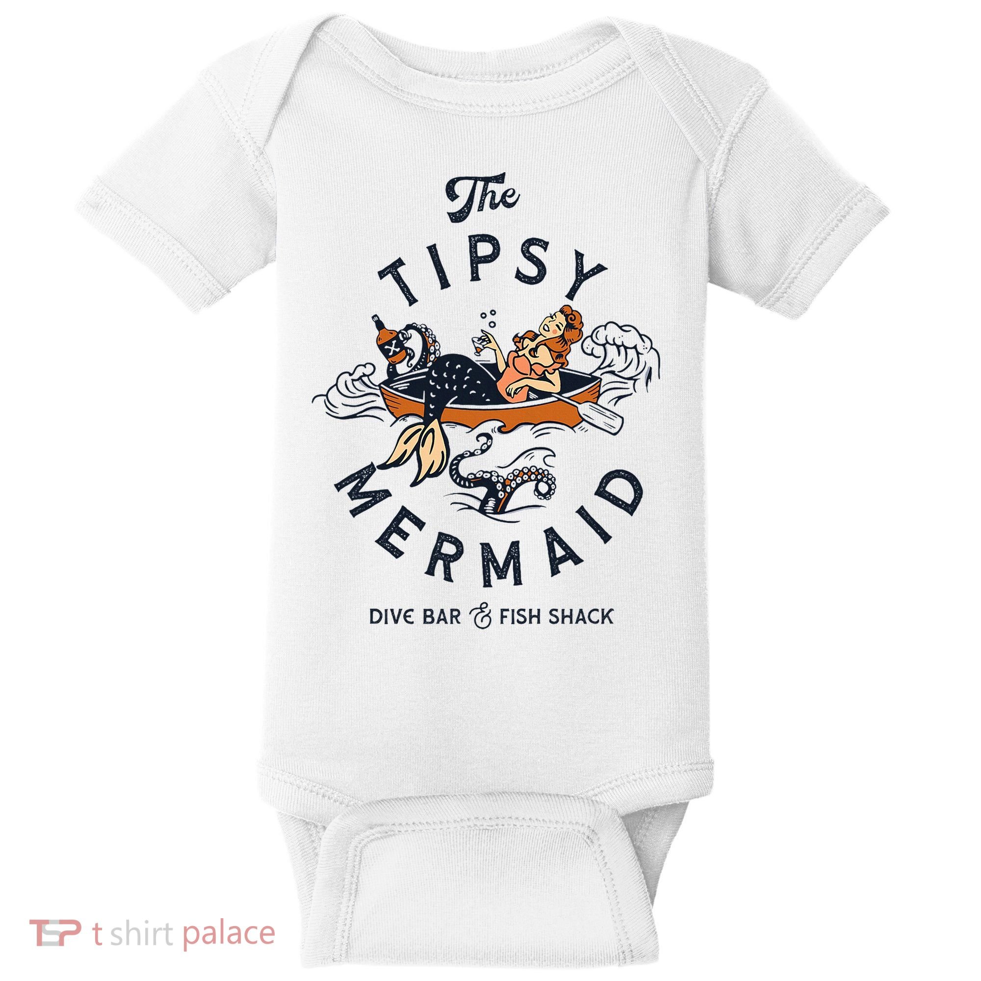 The Tipsy Mermaid Dive Bar & Fish Shack Baby Bodysuit