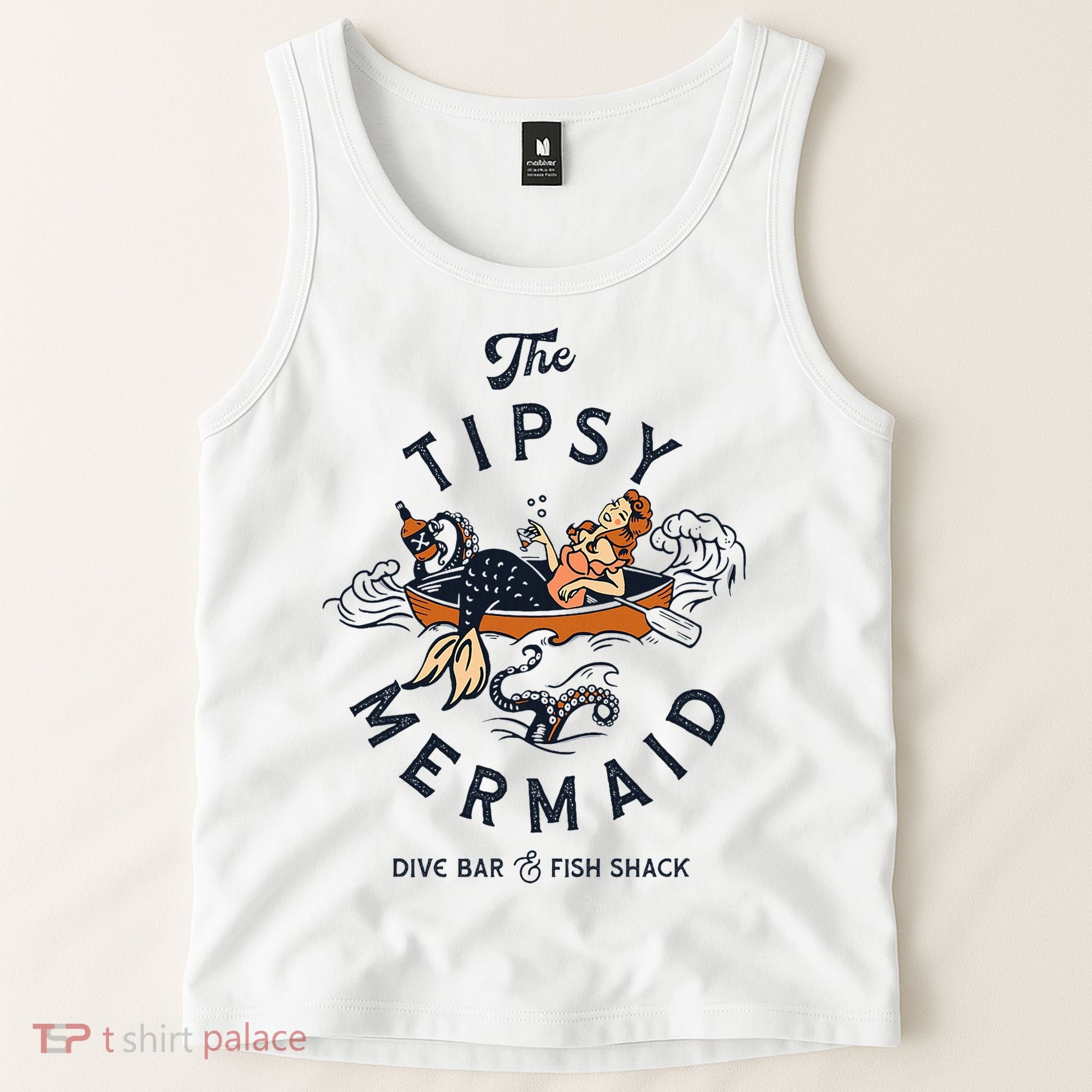 The Tipsy Mermaid Dive Bar & Fish Shack Tank Top