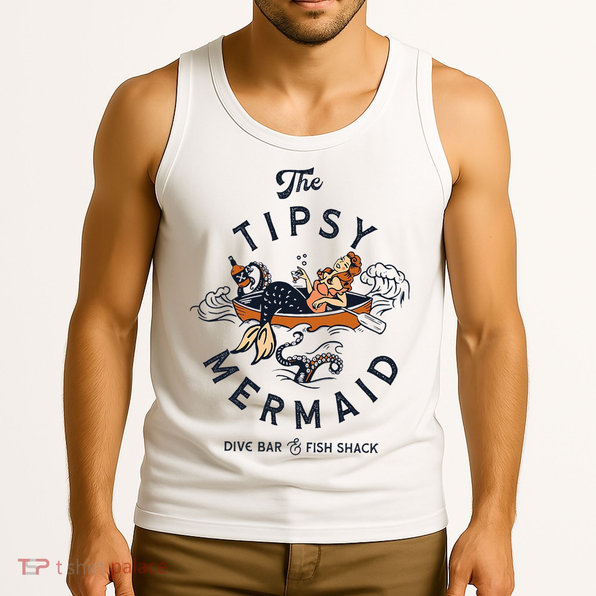 The Tipsy Mermaid Dive Bar & Fish Shack Tank Top