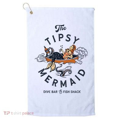The Tipsy Mermaid Dive Bar & Fish Shack Golf Towel