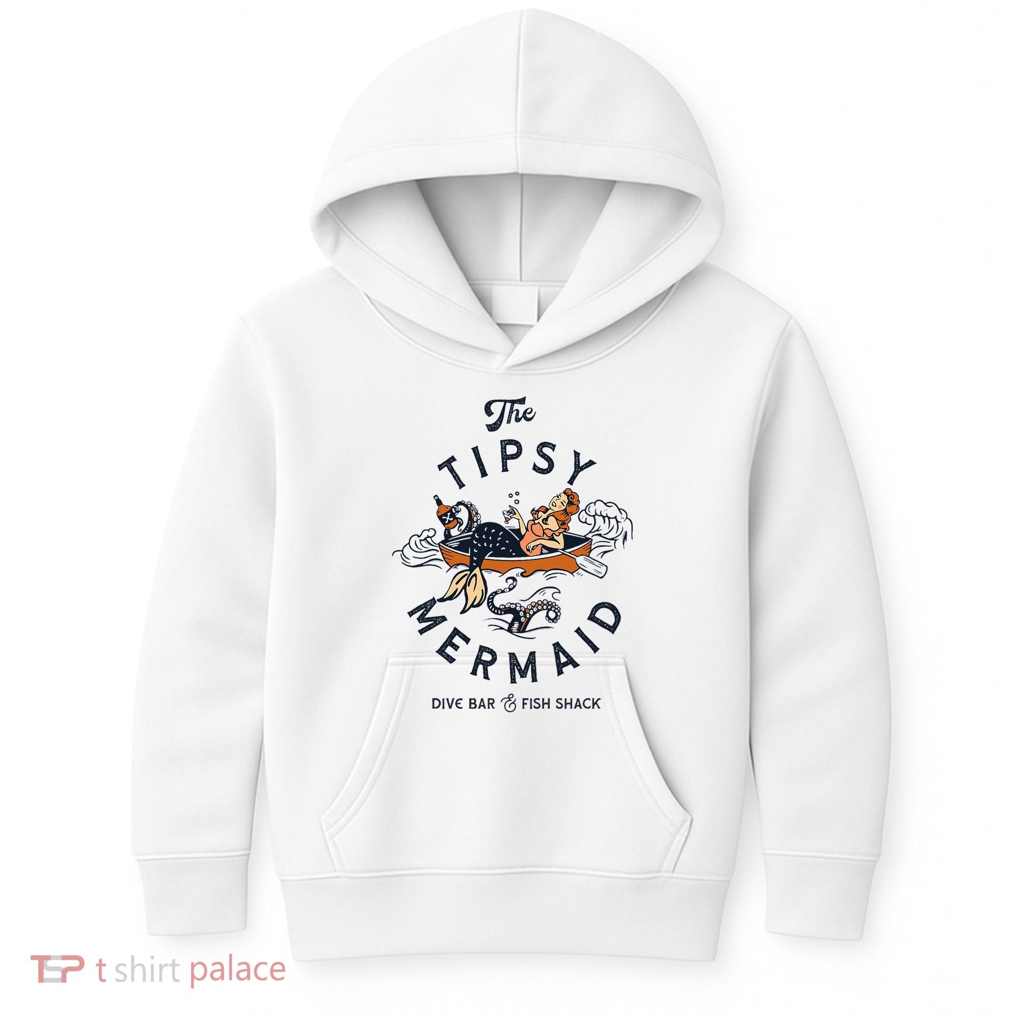 The Tipsy Mermaid Dive Bar & Fish Shack Kids Hoodie