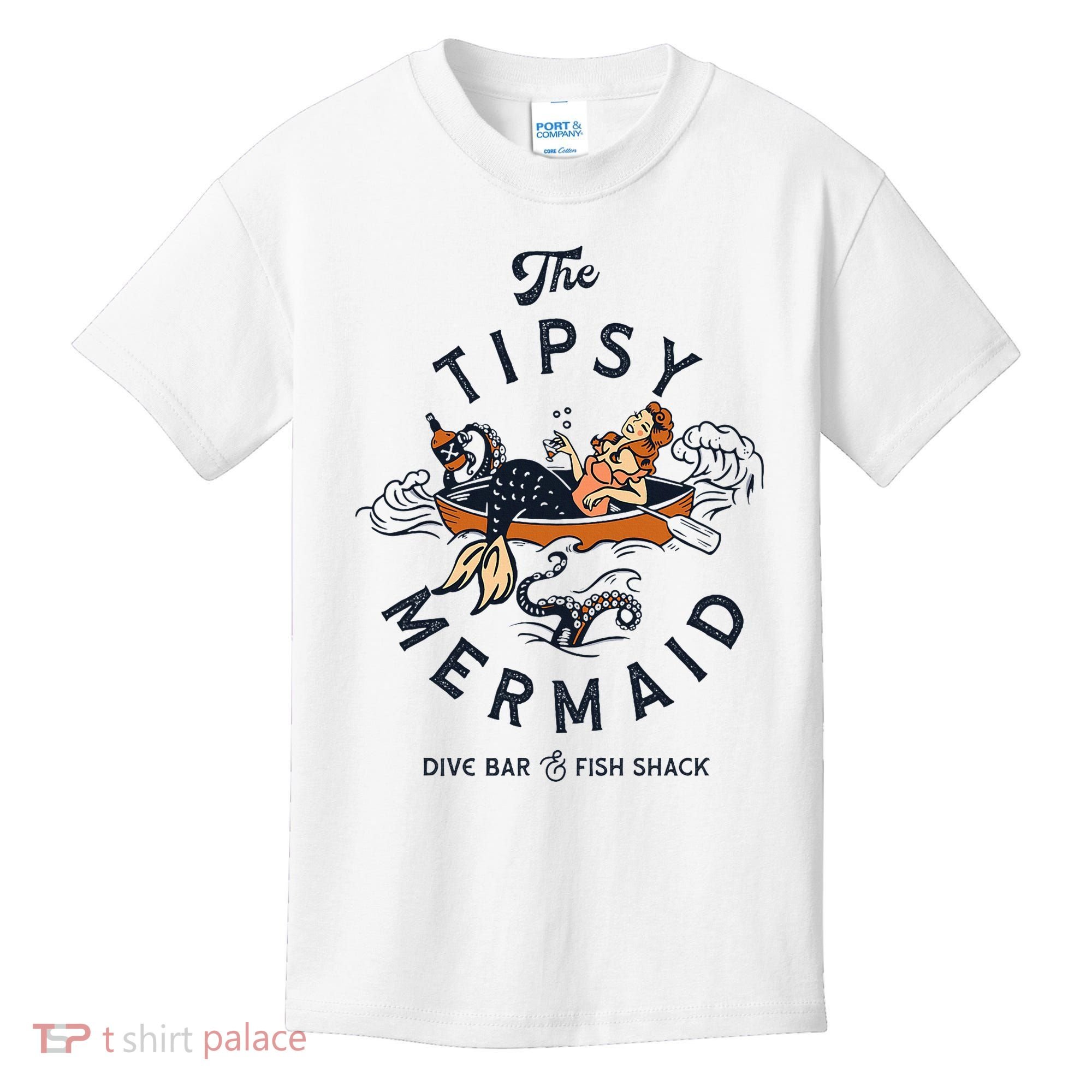 The Tipsy Mermaid Dive Bar & Fish Shack Kids T-Shirt