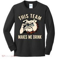 This Team Makes Me Drink Kids Long Sleeve Shirt thumb 0