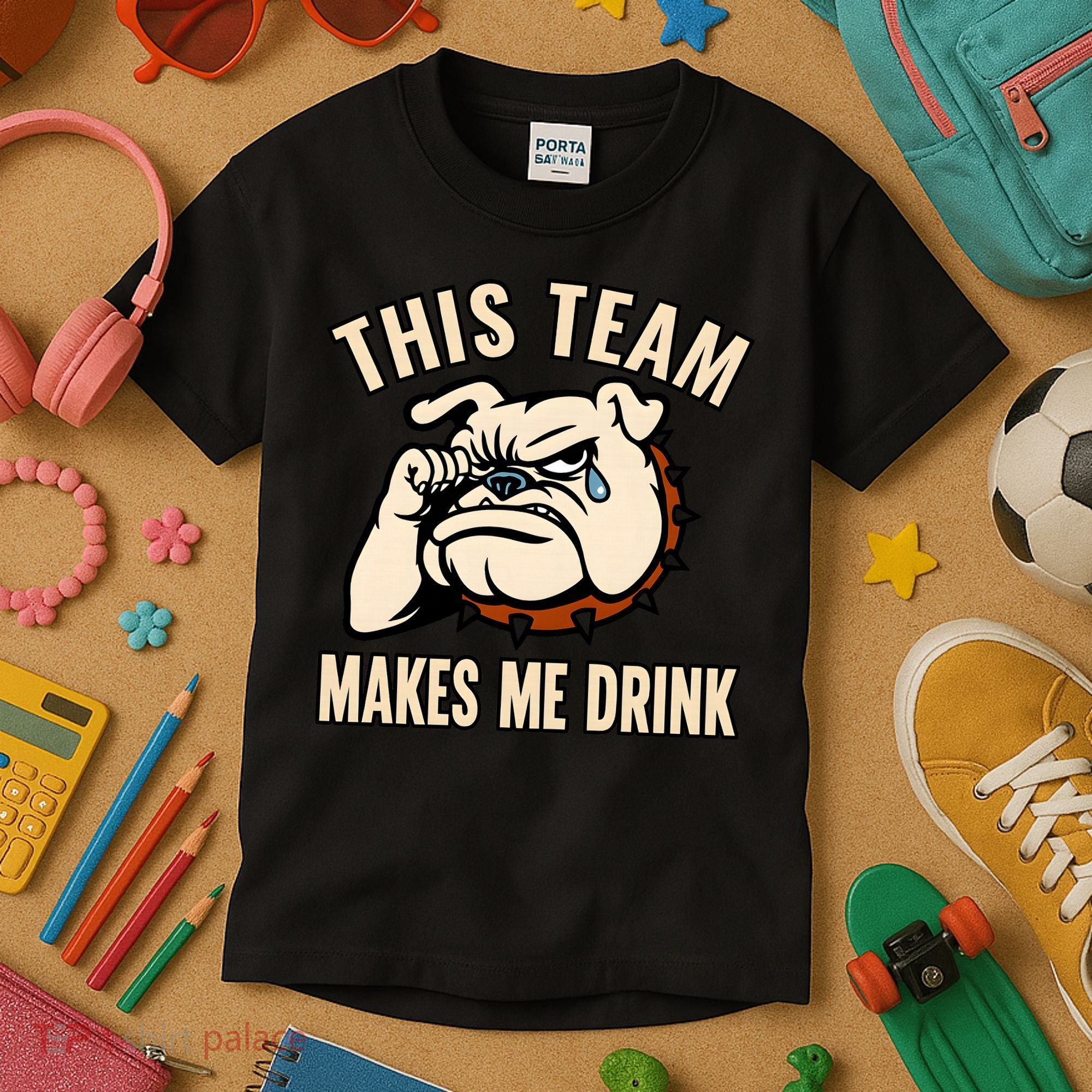 This Team Makes Me Drink Kids T-Shirt