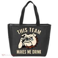 This Team Makes Me Drink Tote Bag thumb 0