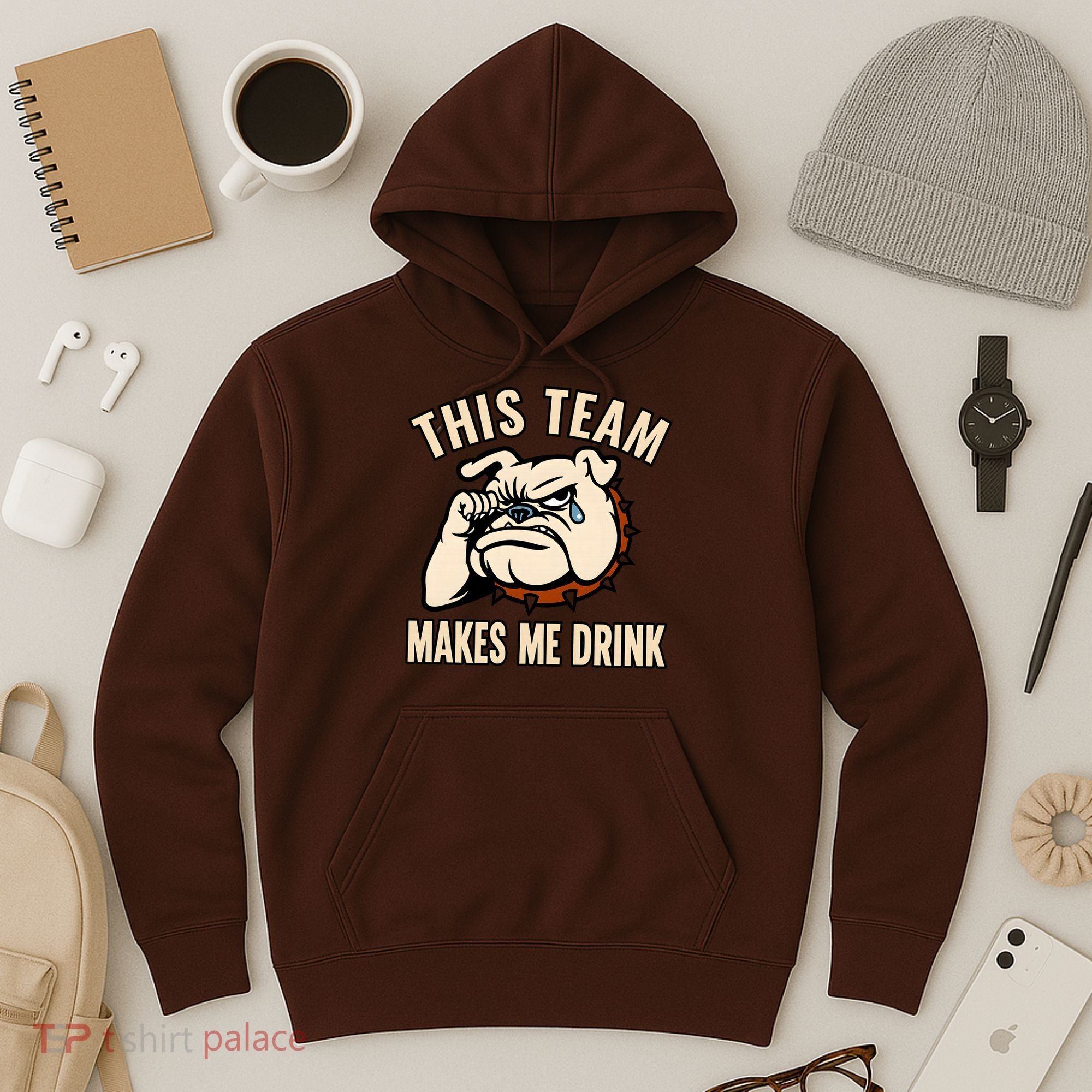 This Team Makes Me Drink Hoodie