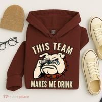 This Team Makes Me Drink Hoodie thumb 4