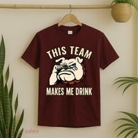 This Team Makes Me Drink T-Shirt thumb 2