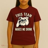 This Team Makes Me Drink T-Shirt thumb 4