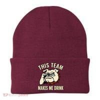 This Team Makes Me Drink Beanie thumb 0