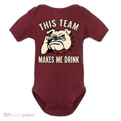 This Team Makes Me Drink Baby Bodysuit