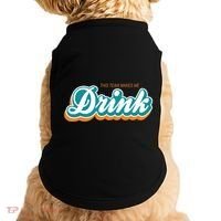 This Team Make Me Drink Miami Football Doggie Tank thumb 0