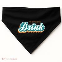 This Team Make Me Drink Miami Football USA-Made Doggie Bandana thumb 0
