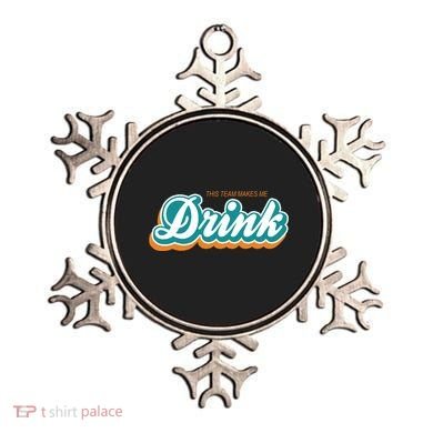 This Team Make Me Drink Miami Football Ornament