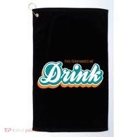 This Team Make Me Drink Miami Football Golf Towel thumb 0