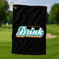 This Team Make Me Drink Miami Football Golf Towel thumb 1