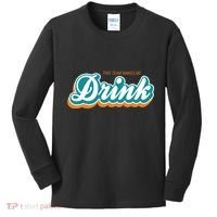 This Team Make Me Drink Miami Football Kids Long Sleeve Shirt thumb 0