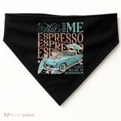 That’S That Me Espresso USA-Made Doggie Bandana