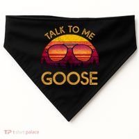Talk To Me Goose USA-Made Doggie Bandana thumb 0