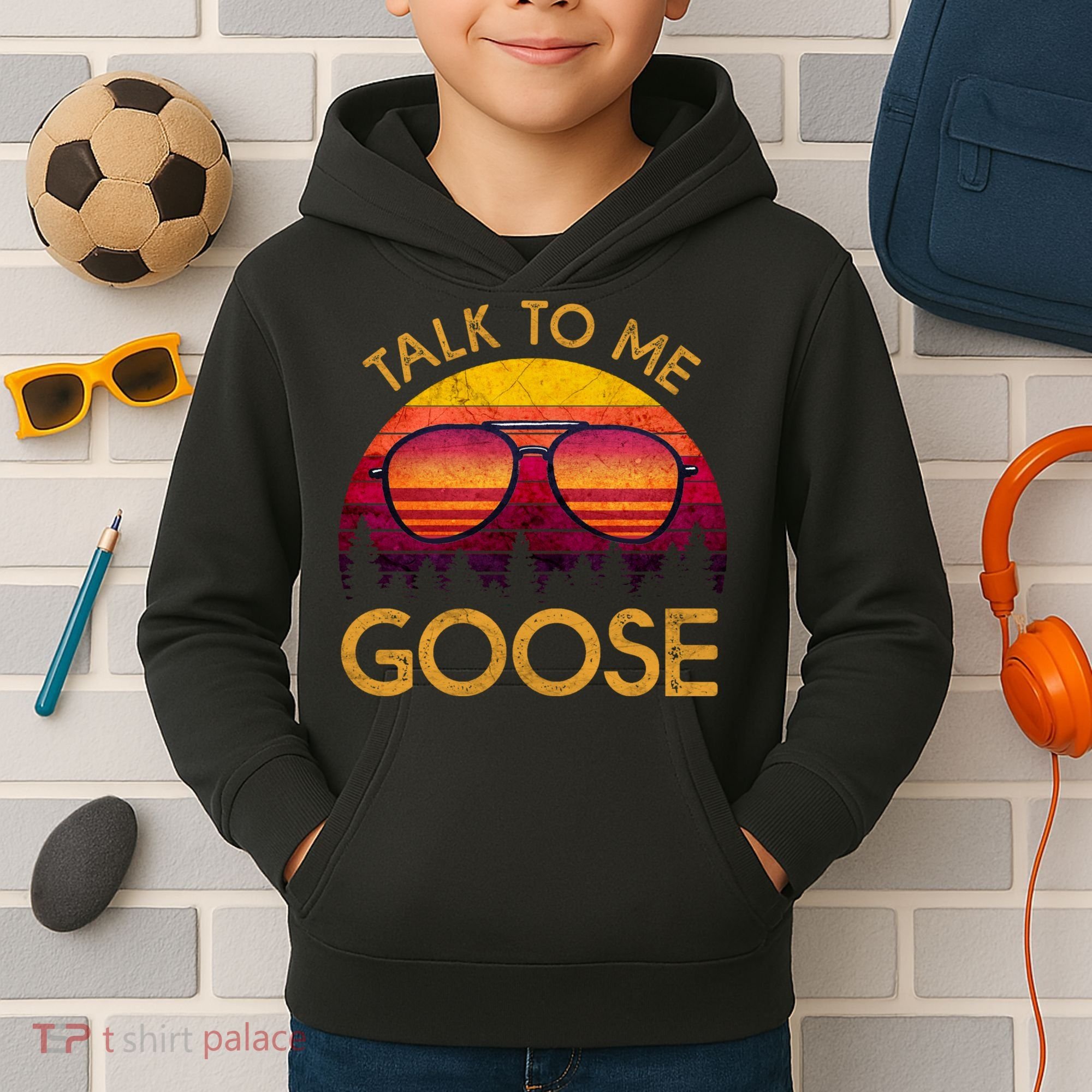 Talk To Me Goose Kids Hoodie