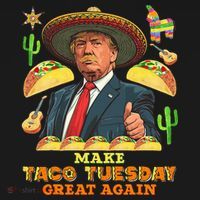Taco Tuesday Make Taco Tuesday Great Again Donald Trump Taco Women's Hoodie thumb 2