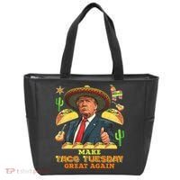 Taco Tuesday Make Taco Tuesday Great Again Donald Trump Taco Tote Bag thumb 0