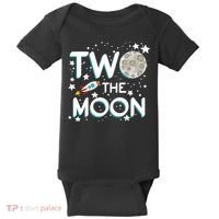 Two The Moon 2nd Birthday For 2 Year Old Baby Bodysuit thumb 0