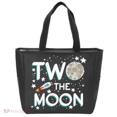 Two The Moon 2nd Birthday For 2 Year Old Tote Bag