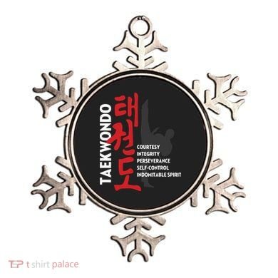 Taekwondo Tenets Martial Arts Graphic Tee Ornament