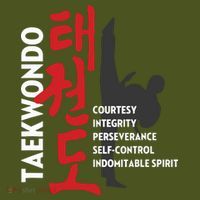Taekwondo Tenets Martial Arts Graphic Tee The Baniff Cuffed Pom Beanie thumb 2