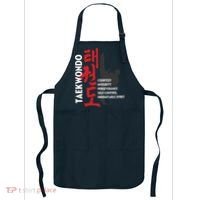 Taekwondo Tenets Martial Arts Graphic Tee Apron thumb 0