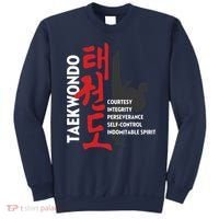 Taekwondo Tenets Martial Arts Graphic Tee Sweatshirt thumb 0