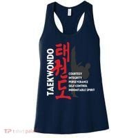 Taekwondo Tenets Martial Arts Graphic Tee Women's Tank Top thumb 0